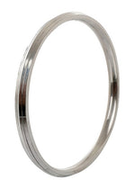 Stainless Steel Punjabi Mens Kada (with Edges) 0.1" thickness by The Amritsar Store - The Amritsar Store