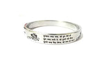 Men’s 12mm heavy stainless steel photo kada featuring Lord Krishna and Geeta Saar engraving by The Amritsar Store
