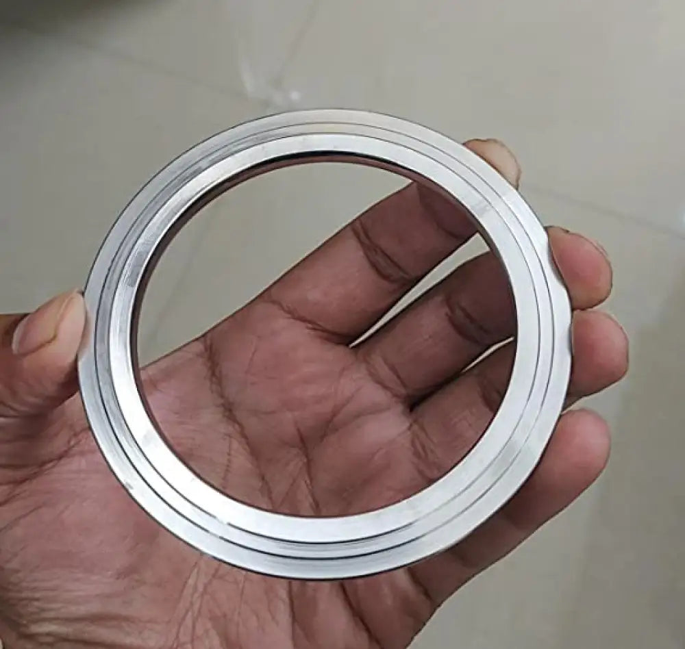 Stainless Steel Punjabi Chakri Kada for men with traditional Sikh design, durable polished steel finish by The Amritsar Store