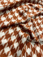 The Amritsar Store Brown & White Patterned Scarf scarf