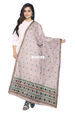 The Amritsar Store Phulkari Dupatta – Hand Embroidered Traditional Design in Pink Color