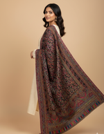 "The Amritsar Store Kashmiri Kaani Shawl – Fine Wool, Vibrant Embellished Border"