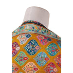 Women's Shawl, Heritage Exquisite Kashmiri Kalamkari Shawl, Hand Printed Shawl, Kalamkari Hand Embroidery Shawl, Large Wrap For Women & Men - The Amritsar Store