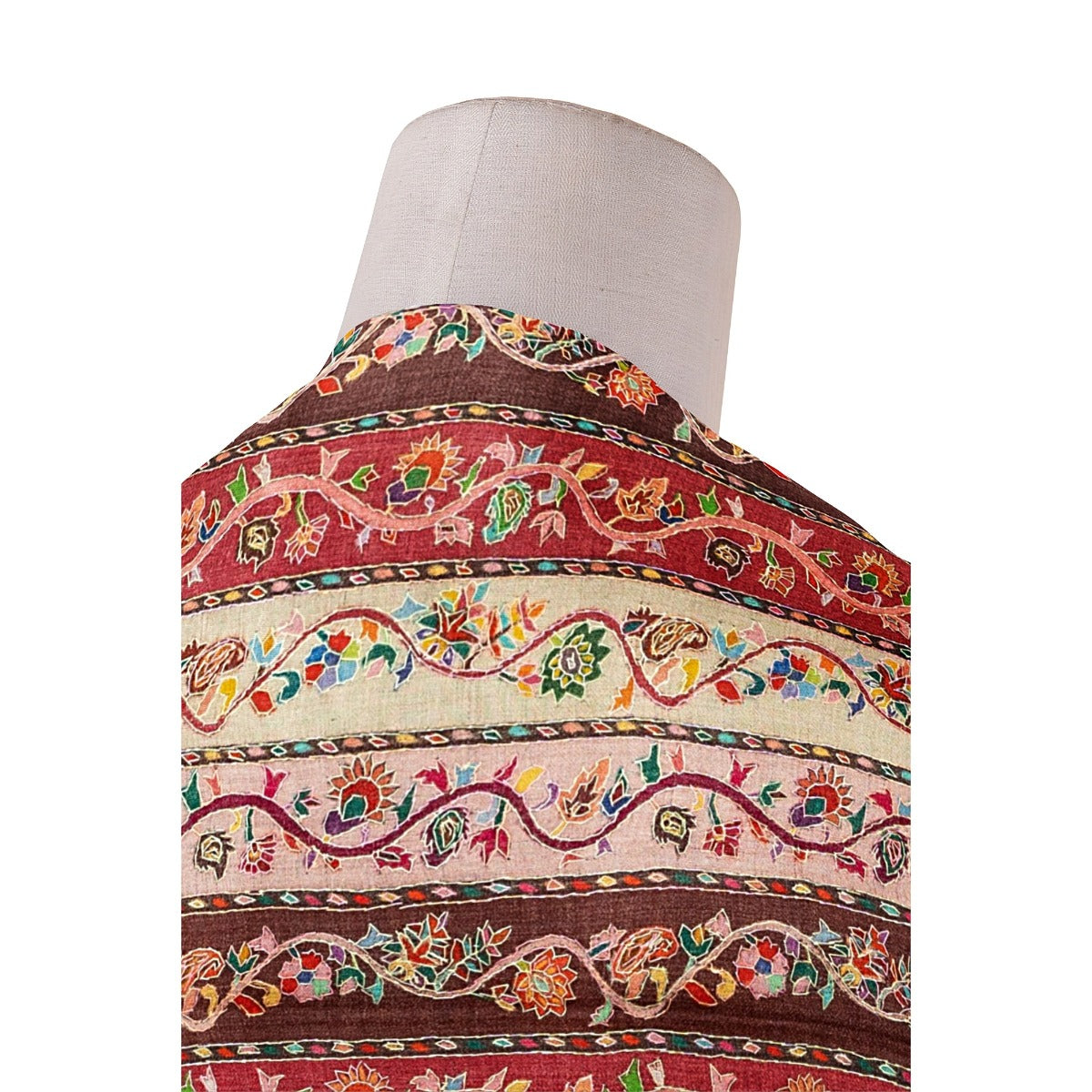 Women's Shawl, Heritage Collection Kalamkari Kashmiri Shawl, Pashmina Shawl For Women, Large Wrap Shawl For Women & Men - The Amritsar Store