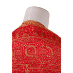 Women's Red Shawl, Sozni Hand Embroidered Pashmina Shawl For Women, Soft Women Wraps, Heritage Shawls, Large Wool Wrap, Authentic Kashmiri Shawls - The Amritsar Store