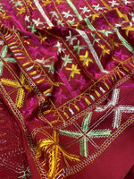 Multicolor Punjabi embroidered Phulkari Bagh dupatta for women by The Amritsar Store with traditional handcrafted ethnic embroidery
