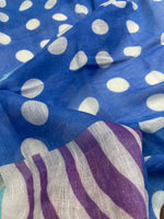 The Amritsar Store polka dots scarf for women, elegant lightweight scarf with classic dot pattern, soft fabric fashion accessory for all seasons.