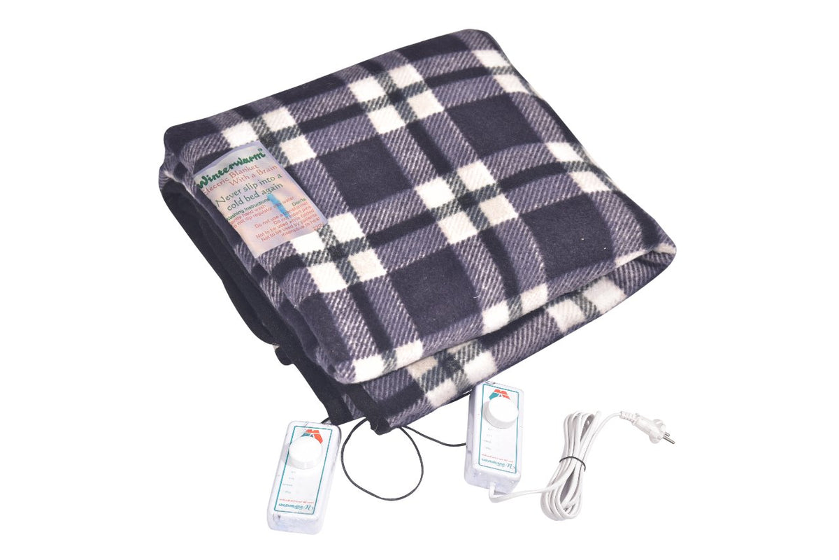 Winter Warm Electric Under Blanket Double Bed (60x60 inch) Autocut, Waterproof - The Amritsar Store