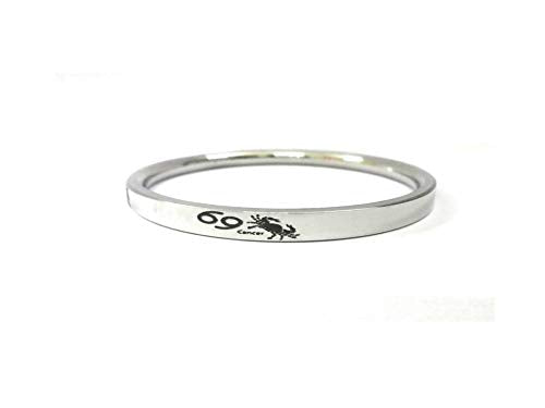 Stainless Steel Sun Sign Unisex Punjabi Kada with engraved zodiac symbol by The Amritsar Store, sleek silver finish bracelet for men and women