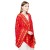 Red Phulkari Dupatta Four Side Cut Work With Mirror By The Amritsar Store