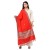 Red Four Side Border Kashmiri Embroidery Pure Wool Handcrafted Shawl 