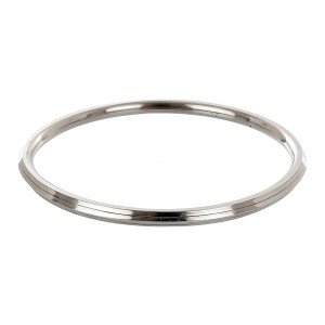 Punjabi Kada Stainless Steel for Women and Kids, With edges, 2 mm thickness By The Amritsar Store