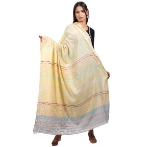 Shawl For women, women shawl Kashmiri shawl pashmina shawls Contemporary Self Pattern Blended Wool Unisex Kashmir Shawl In Subtle Colors Full Size 84 Inches x 41 Inches Lightweight With Subtle Zari Work By The Amritsar Store