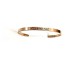 STAINLESS STEEL ROSE GOLD LADIES 3 MM OPENABLE FREE SIZE CUSTOMISED BANGLE BRACELET FOR GIRLS