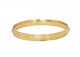 Designer Brass Kada (Lines,Mens) 6 mm Thickness by The Amritsar Store 